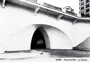 Oran - Boulevard Front de Mer - Tunnel